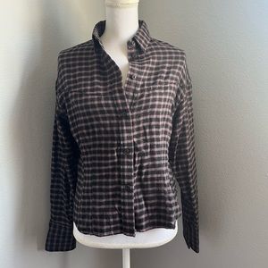 Rag & Bone Flannel Long Sleeve Button Down - NWOT